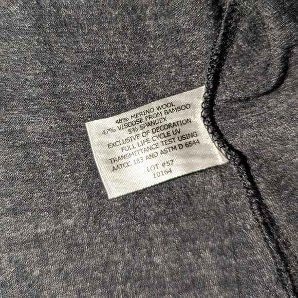 Coolibar Suffolk Merino Cardigan UPF 50+ Grey Women's Small - Picture 6 of 7